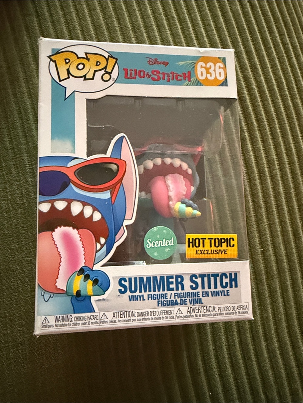 Hot Topic Summer Stitch Funko Pop! - Blue & Pink